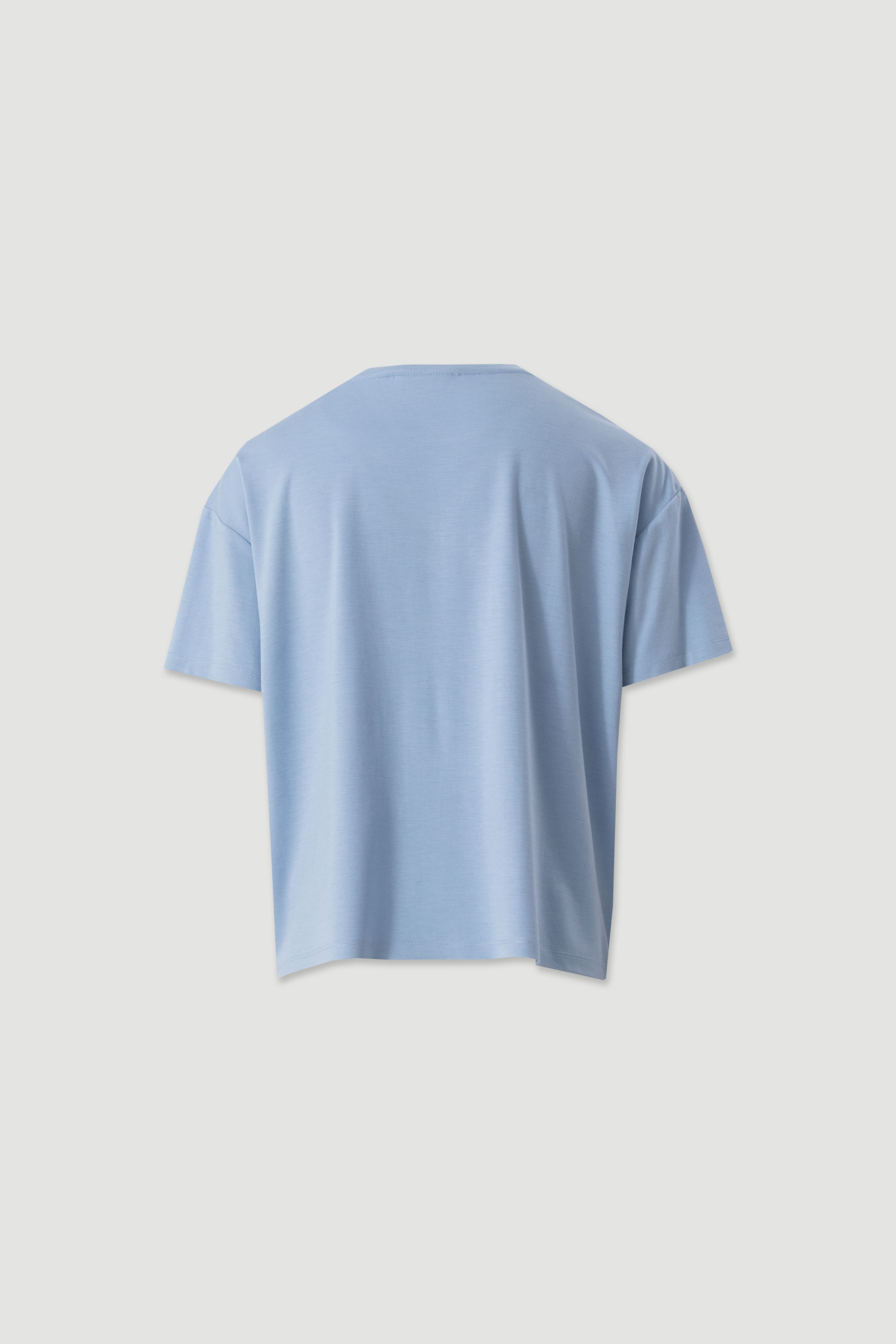 Oversized t-shirt with bottom detail