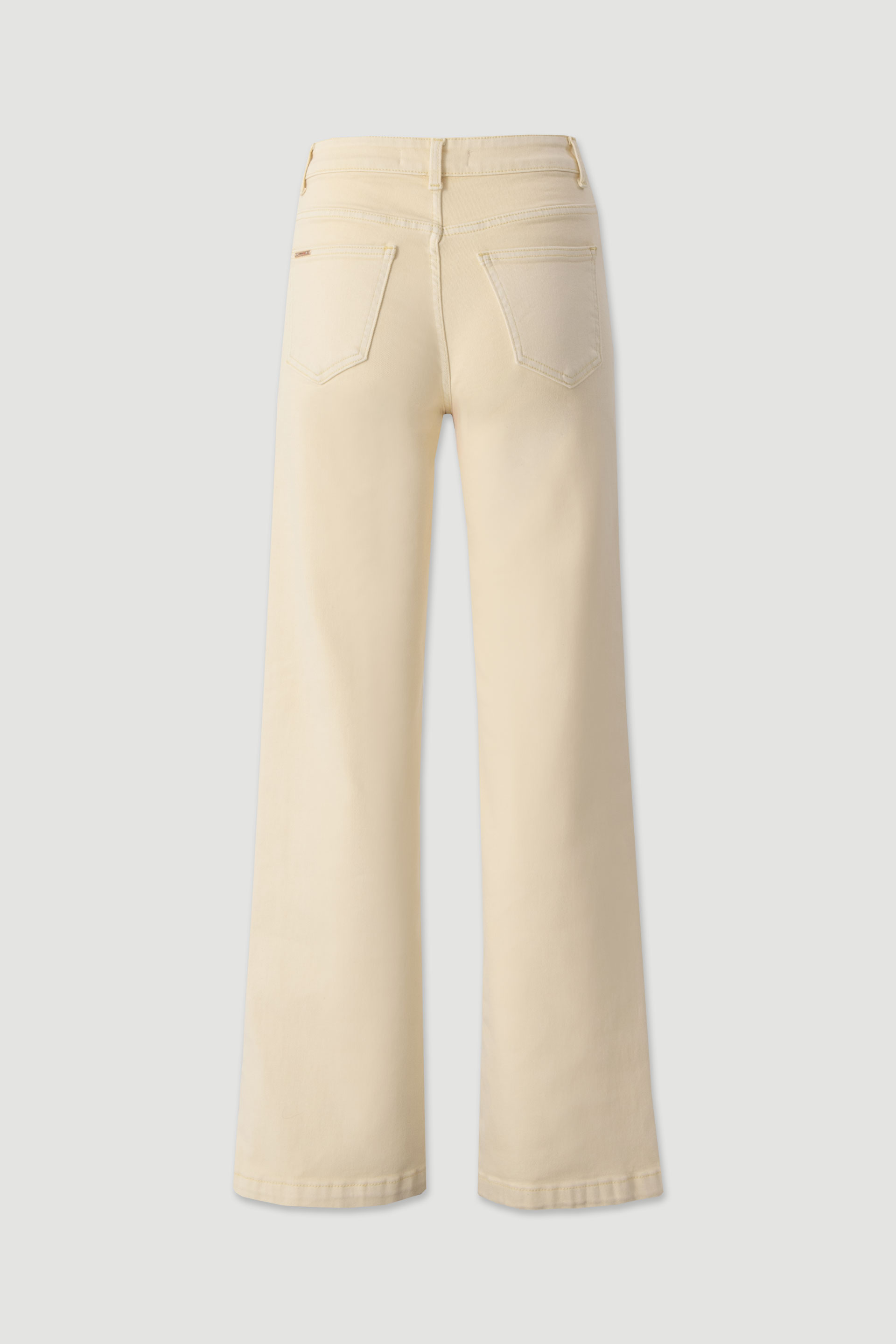 Straight-fit twill trousers