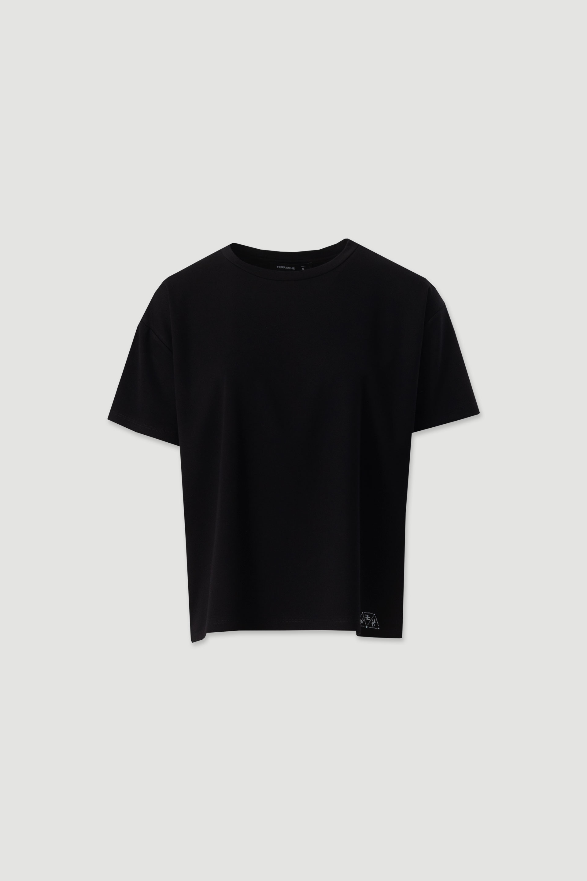 Oversized t-shirt with bottom detail