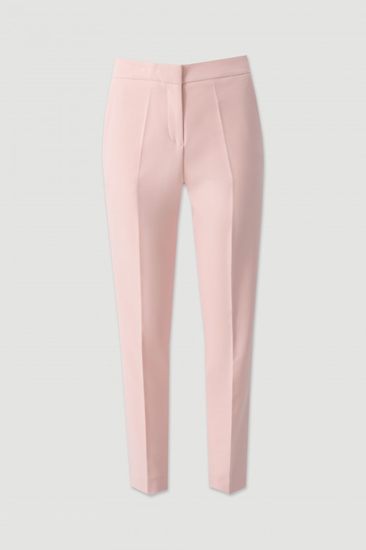 Classic trousers with customised elastic waistband Classic trousers with customised elastic waistband