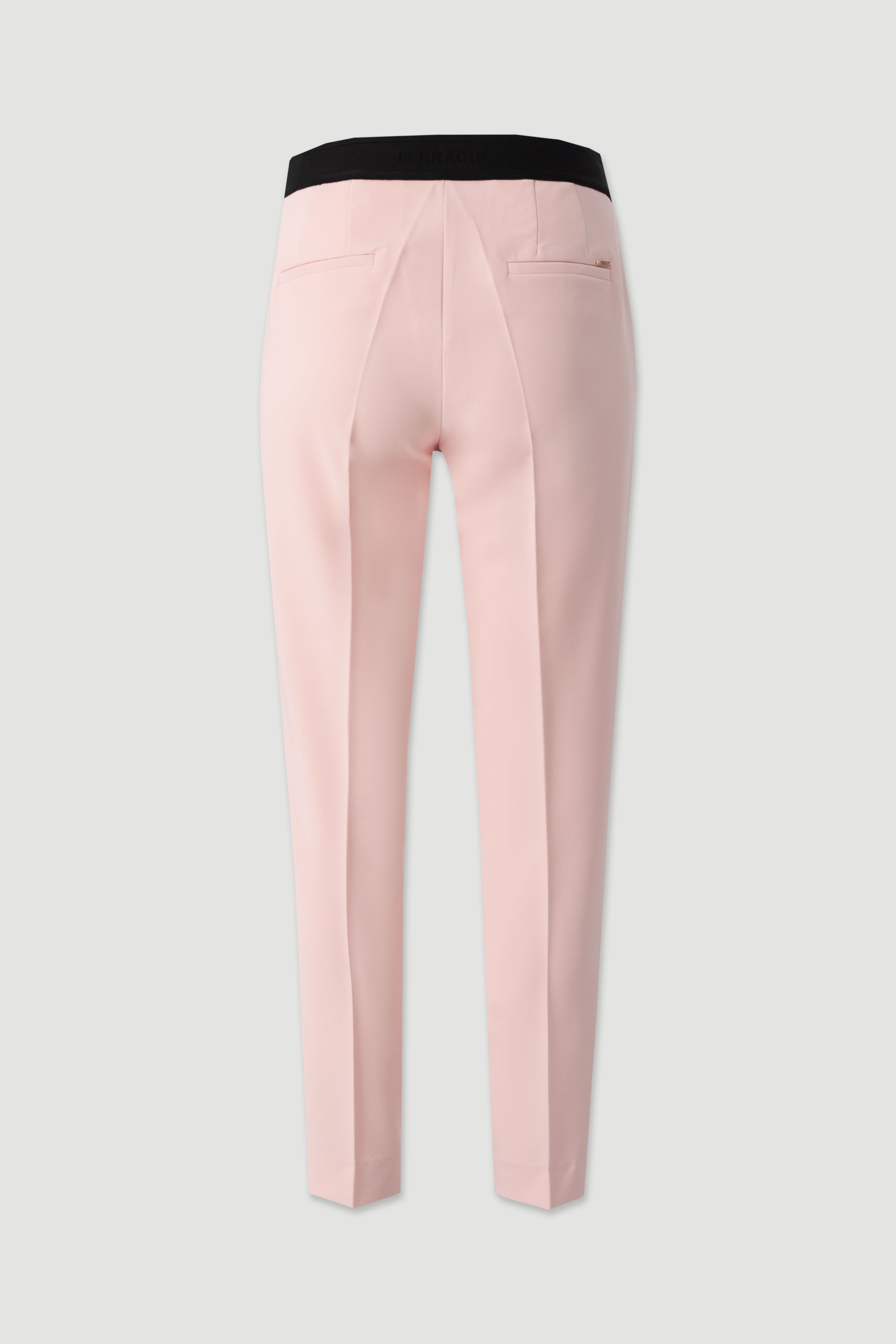 Classic trousers with customised elastic waistband