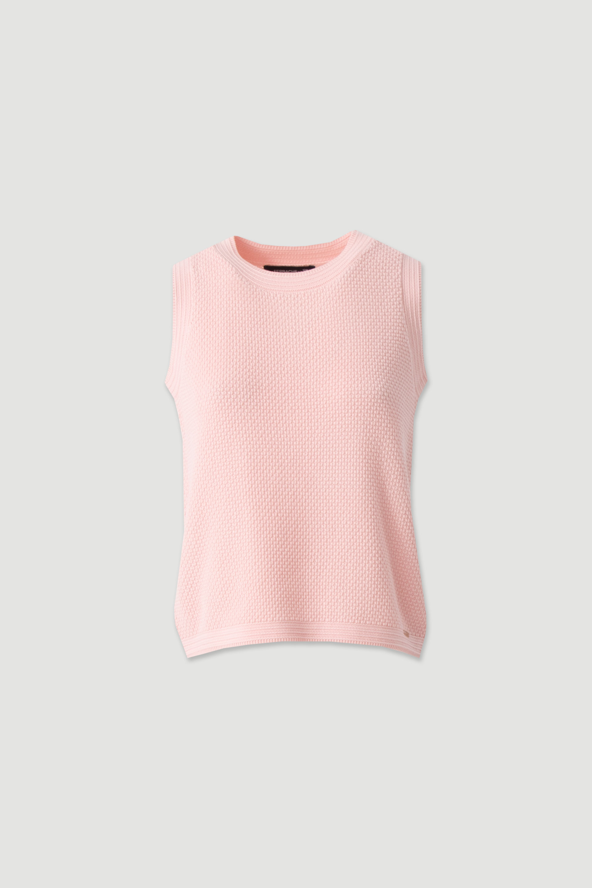 Perforated knit top 100% cotton