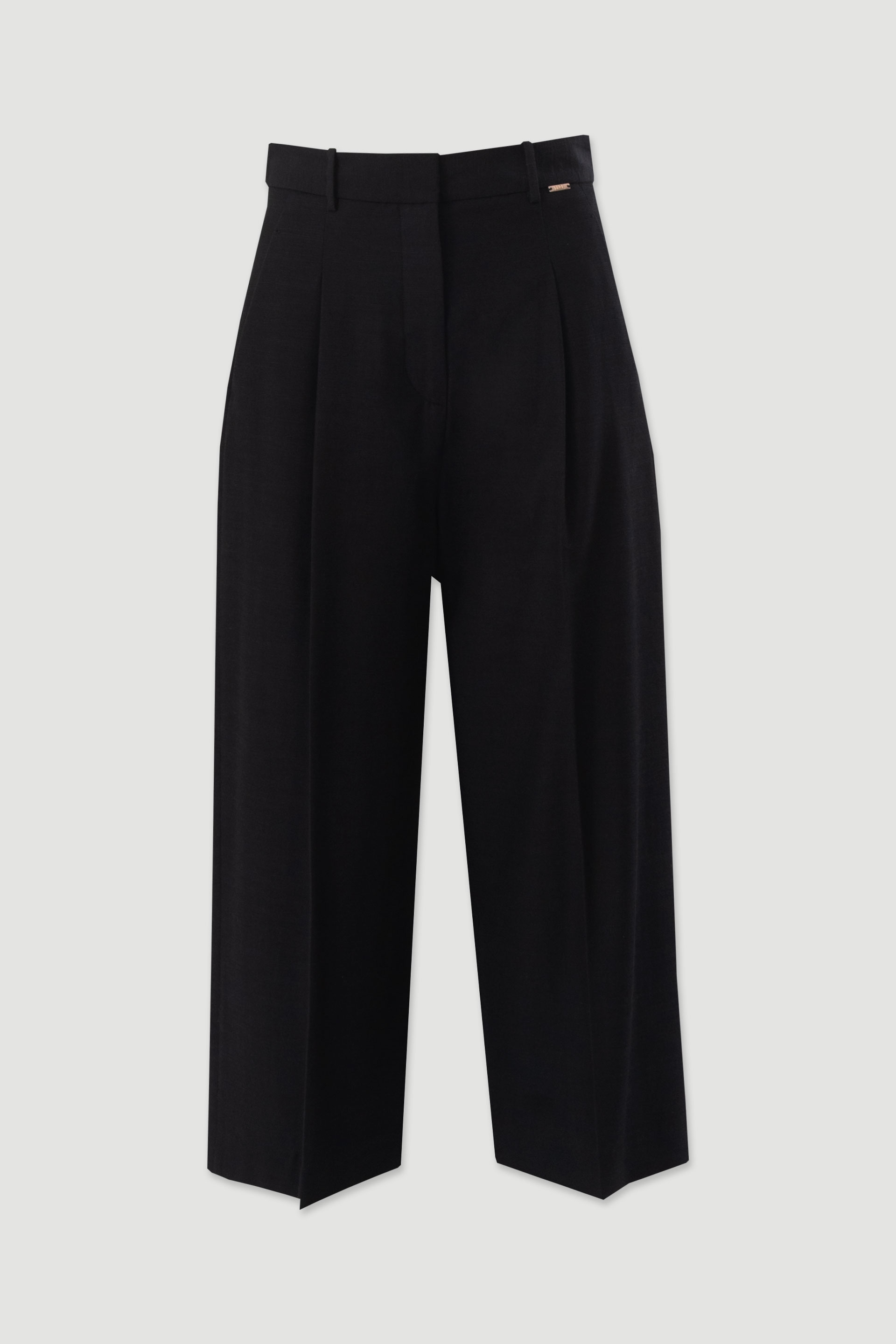 Pantalon culotte texturé