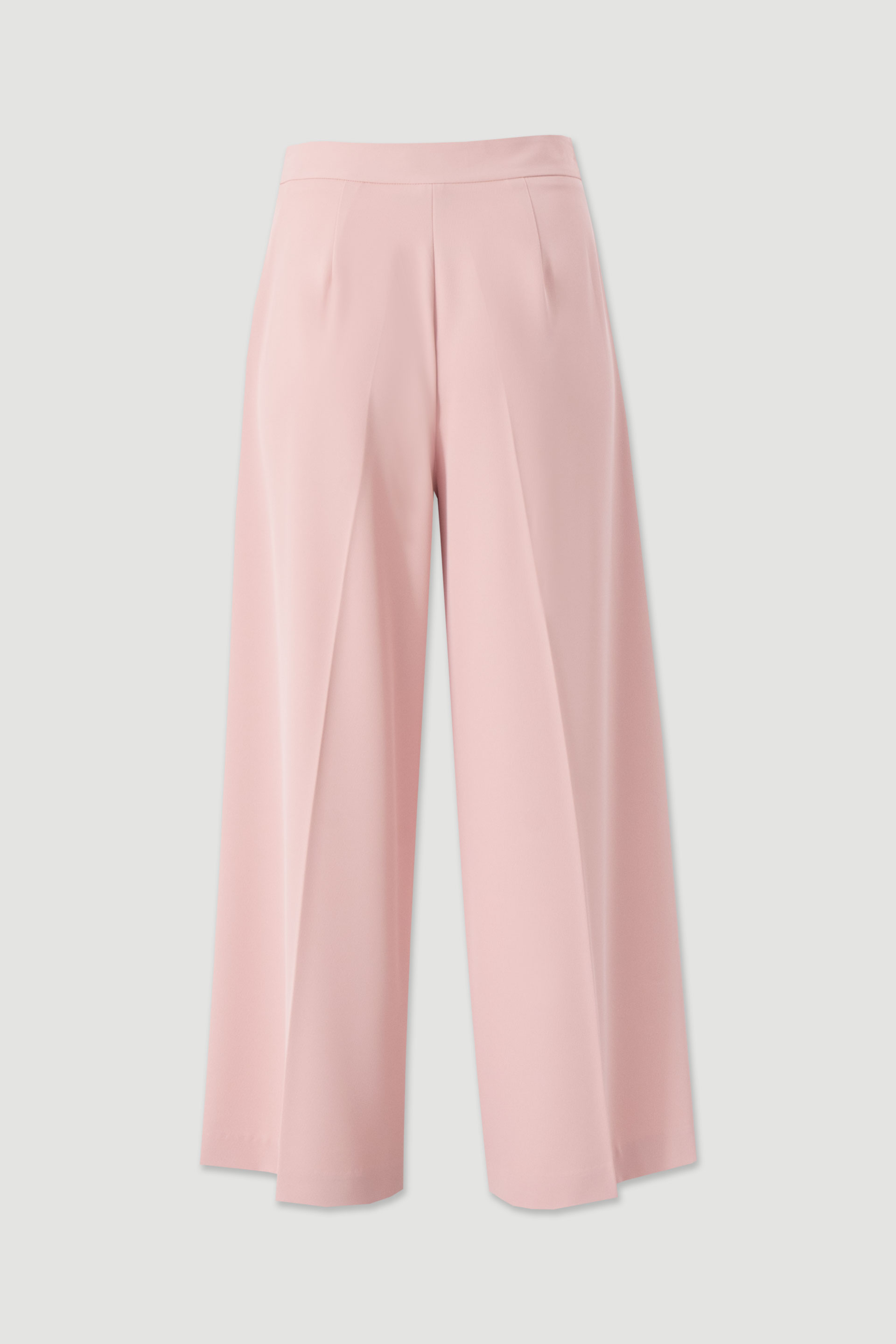 Fluid culotte trousers with metallic detail