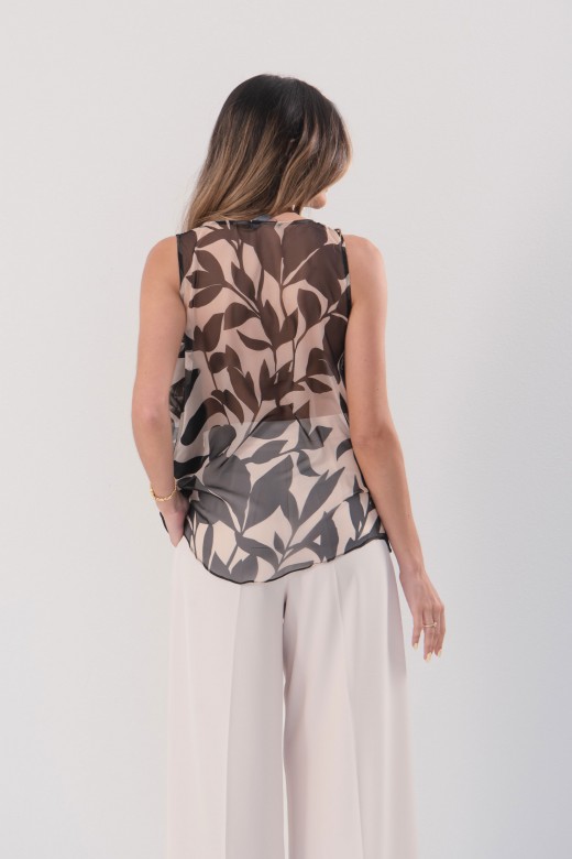 Printed layered top Printed layered top