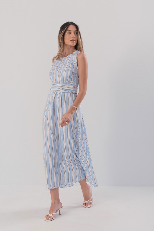 Striped midi dress Striped midi dress
