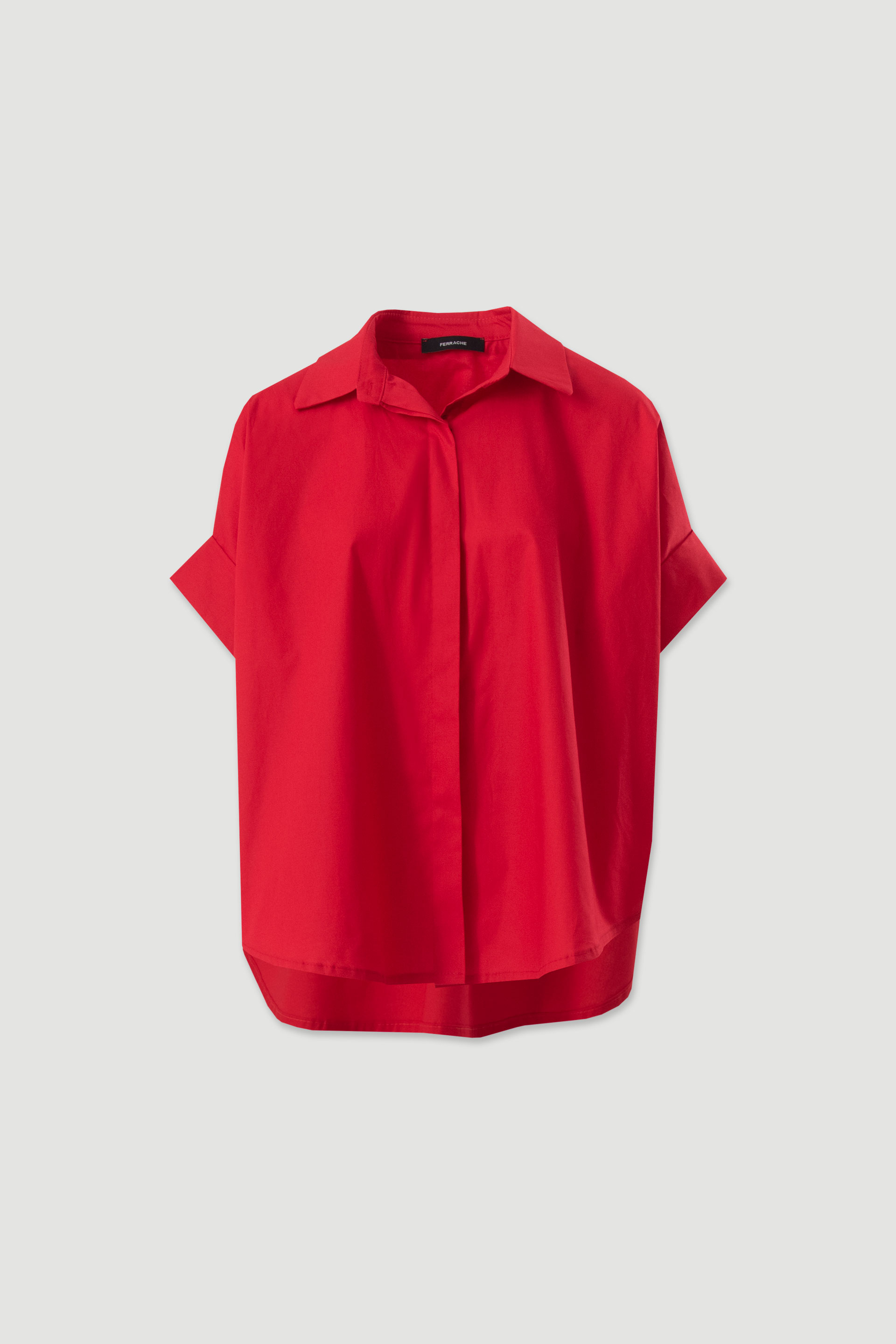 Oversized cotton shirt