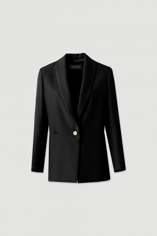 Oversized blazer with personalized buttons Oversized blazer with personalized buttons