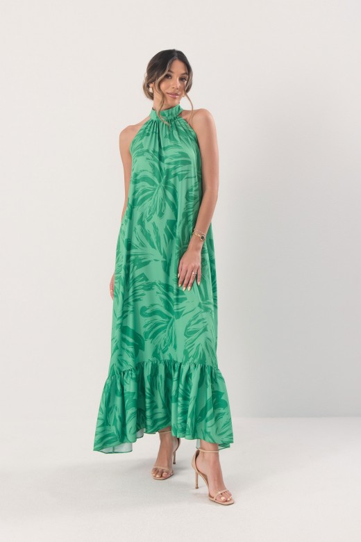 Printed halter maxi dress Printed halter maxi dress