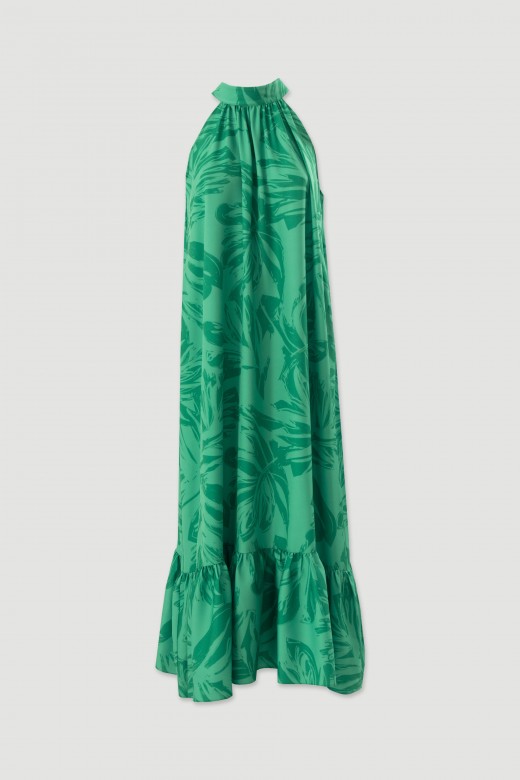 Printed halter maxi dress Printed halter maxi dress
