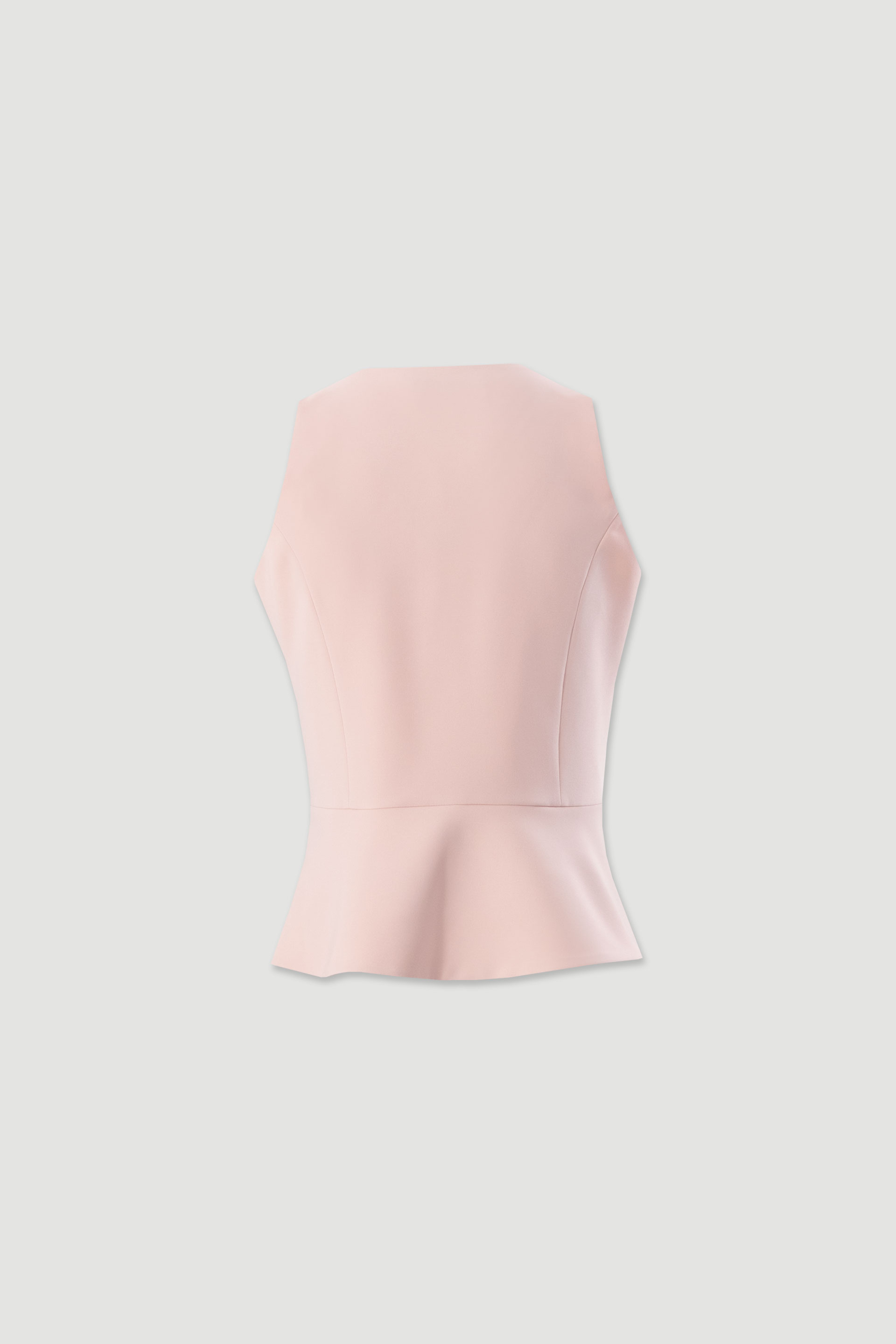 Tailored peplum waistcoat
