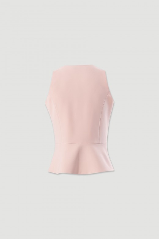 Tailored peplum waistcoat Tailored peplum waistcoat