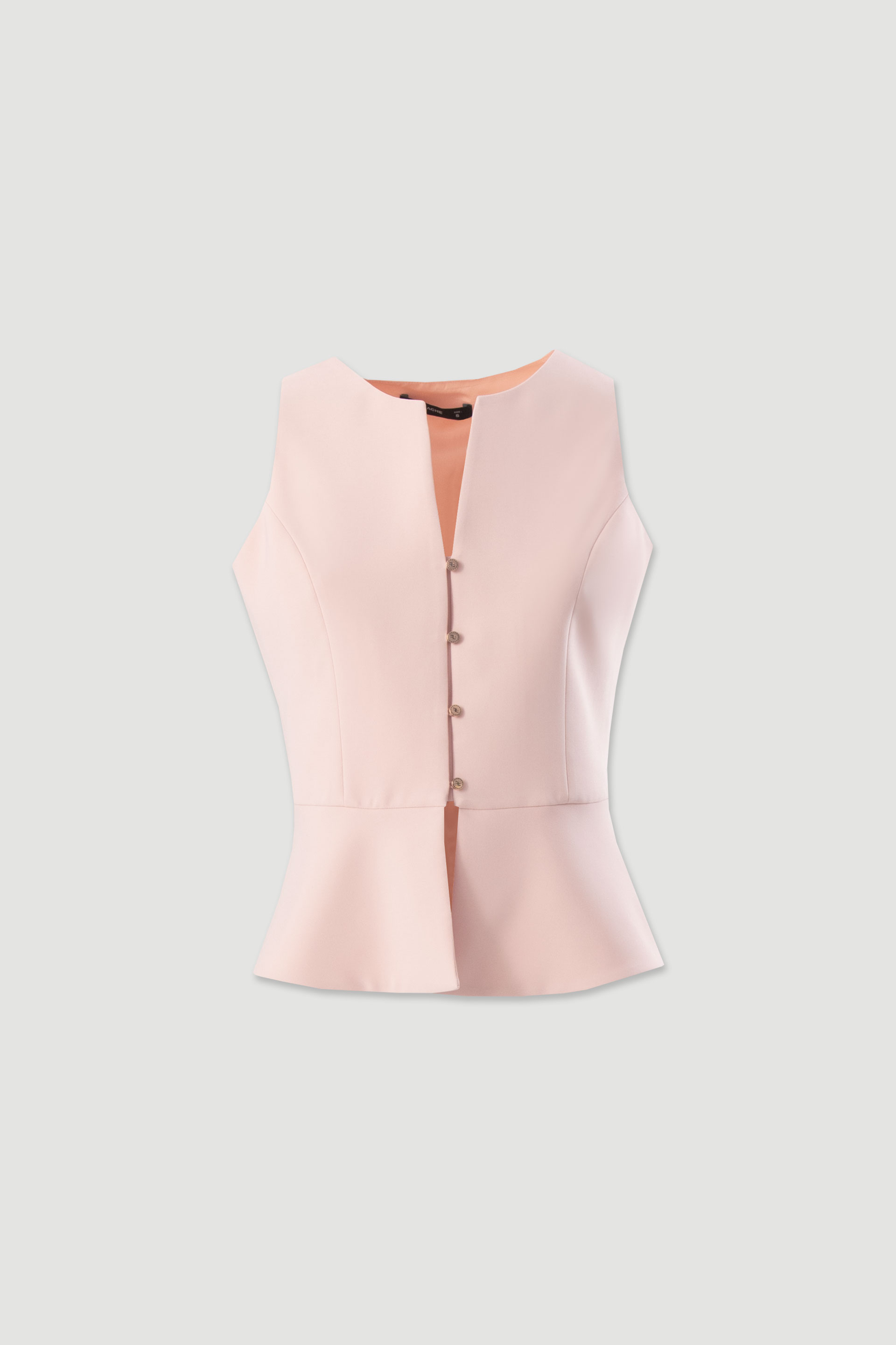 Tailored peplum waistcoat