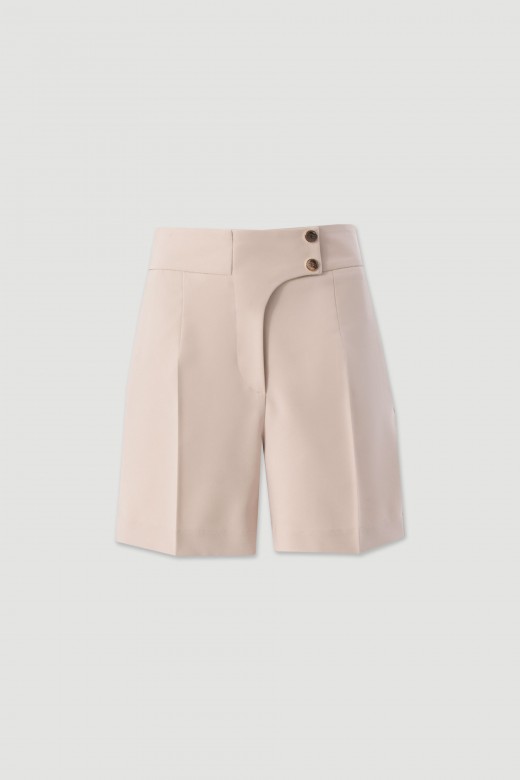 Shorts with asymmetrical detail Shorts with asymmetrical detail