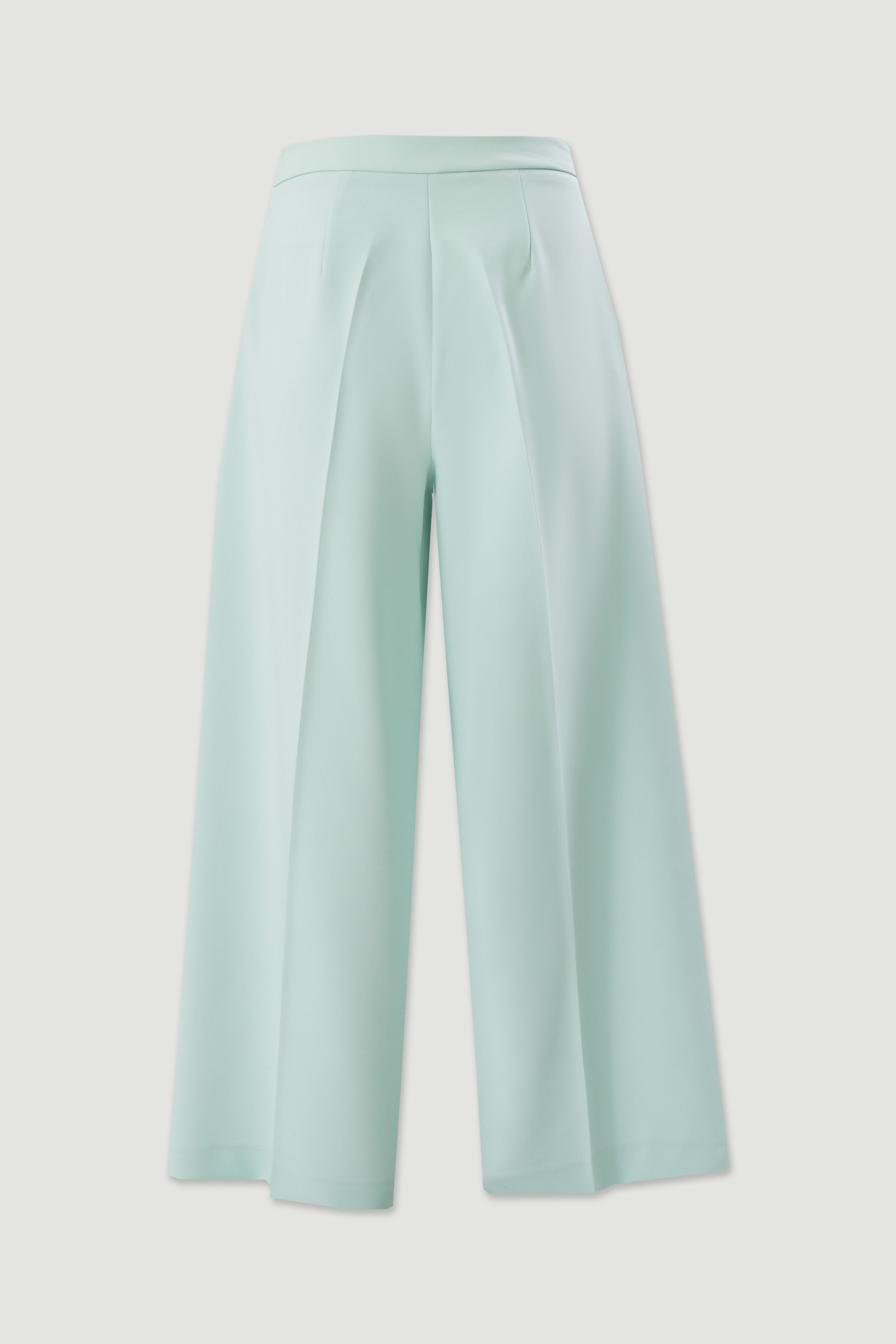 High-waisted culotte trousers
