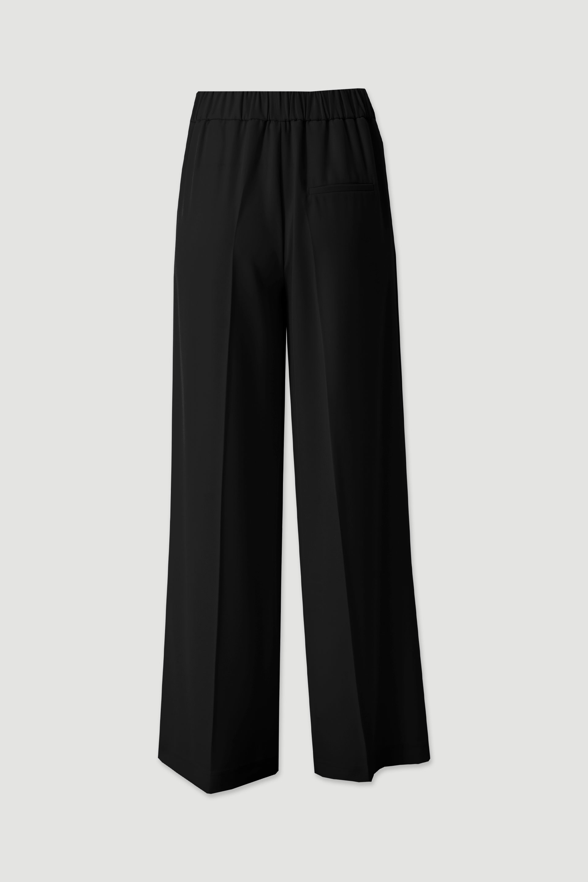 Flowing trousers with gold waist detail