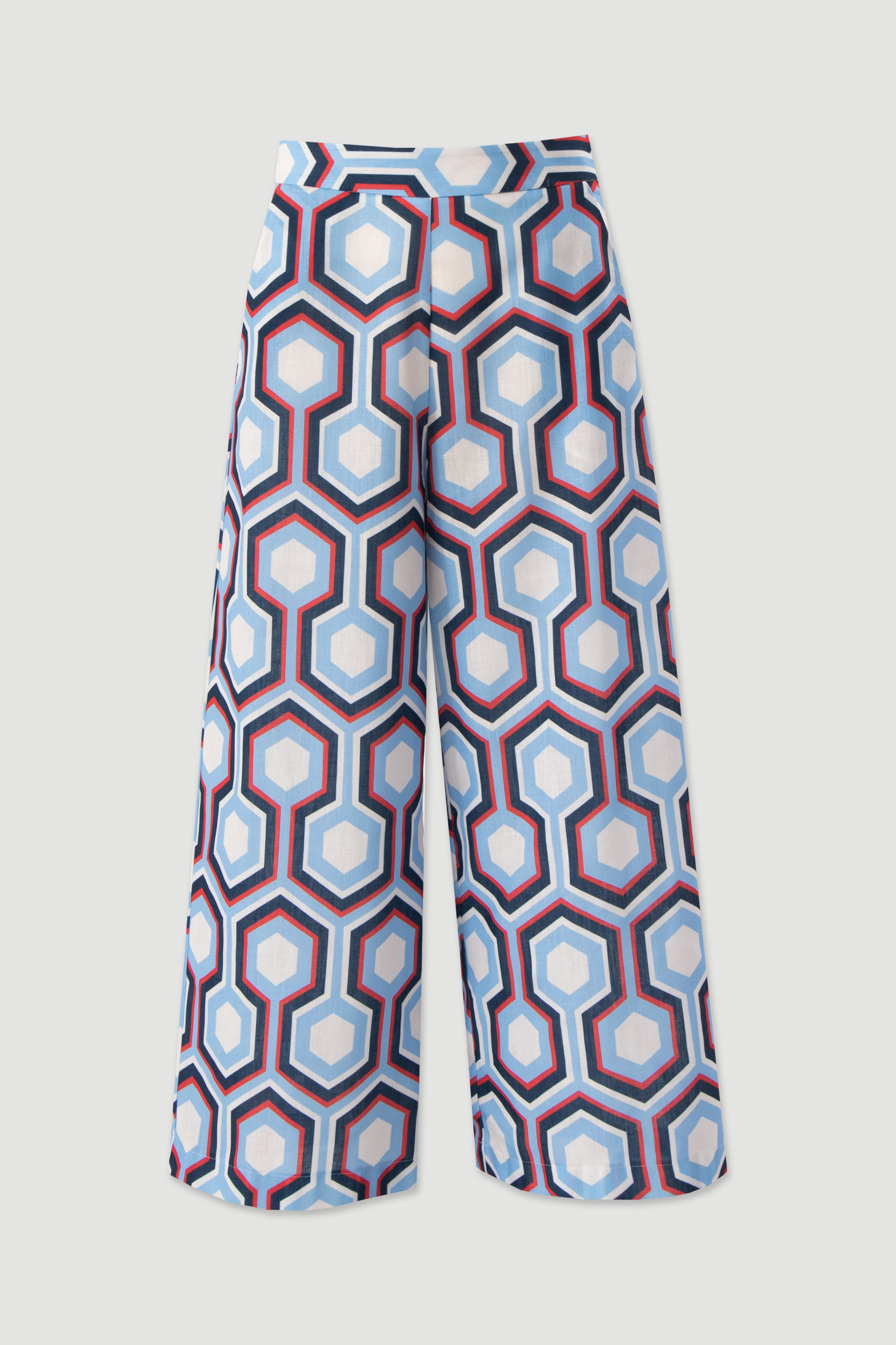 Printed culotte trousers