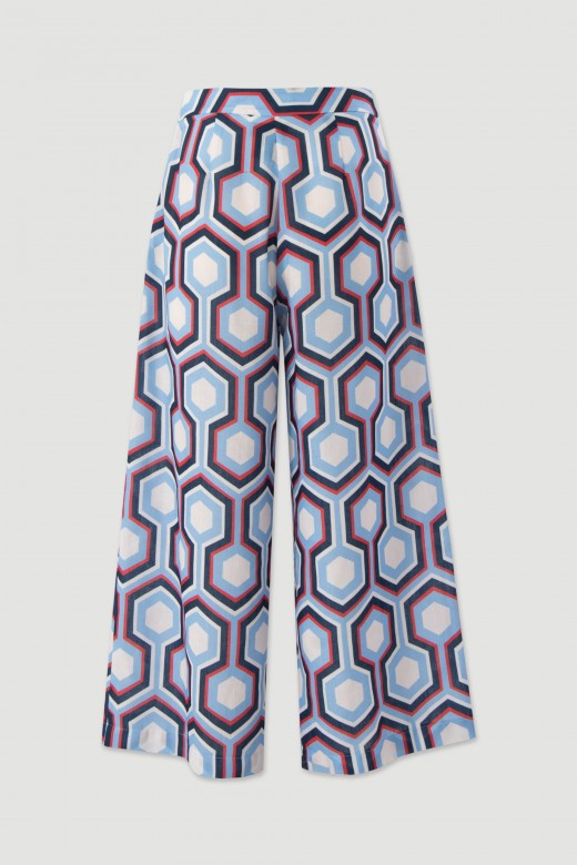 Printed culotte trousers Printed culotte trousers