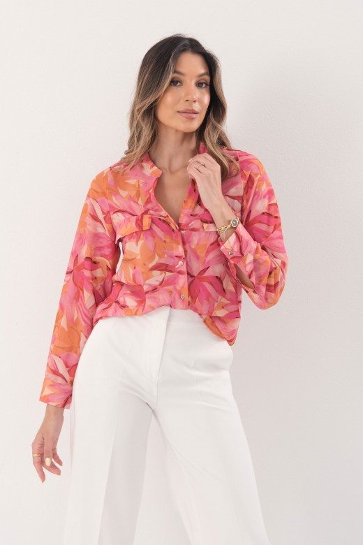 Fluid floral print blouse Fluid floral print blouse