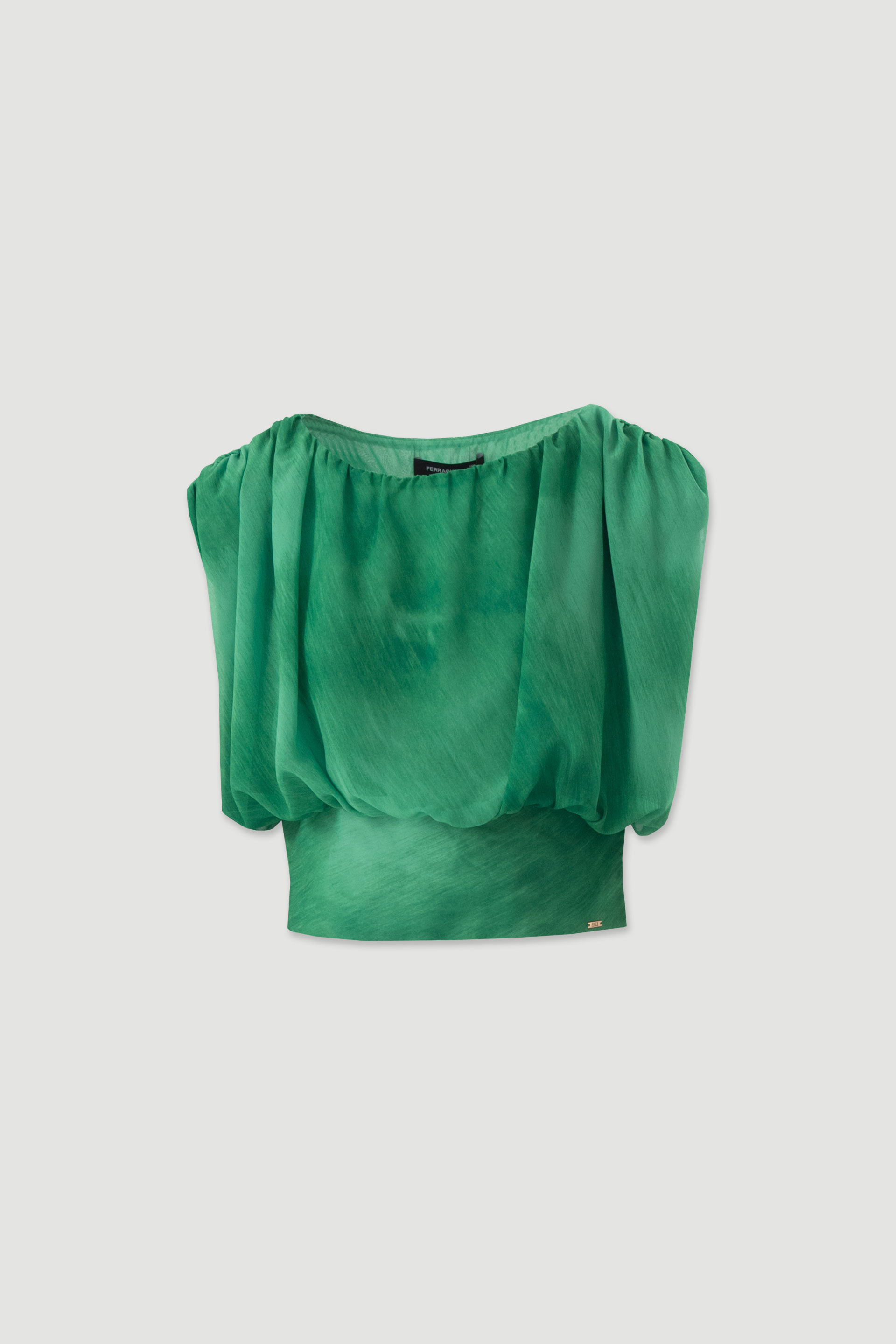 Flowing tunic with defined waist