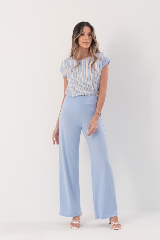 Wide leg knit trousers Wide leg knit trousers