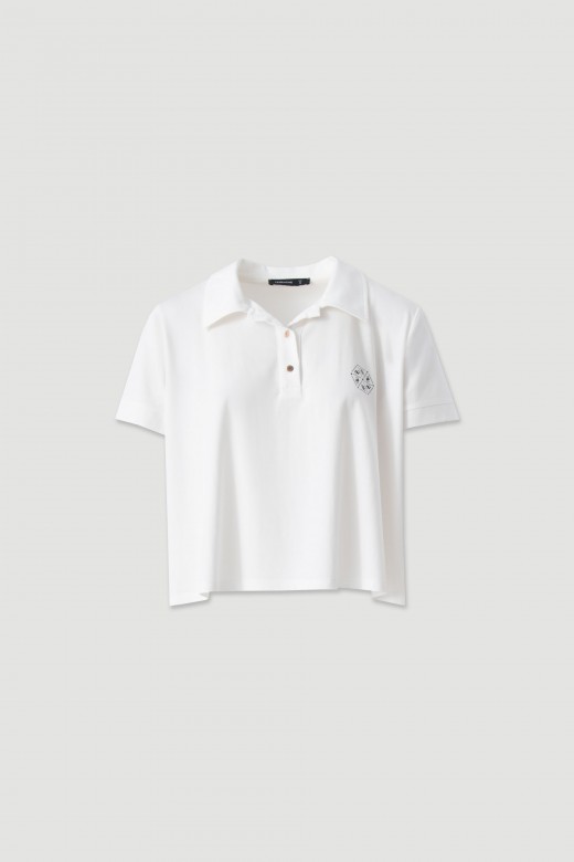 Polo with custom detail Polo with custom detail