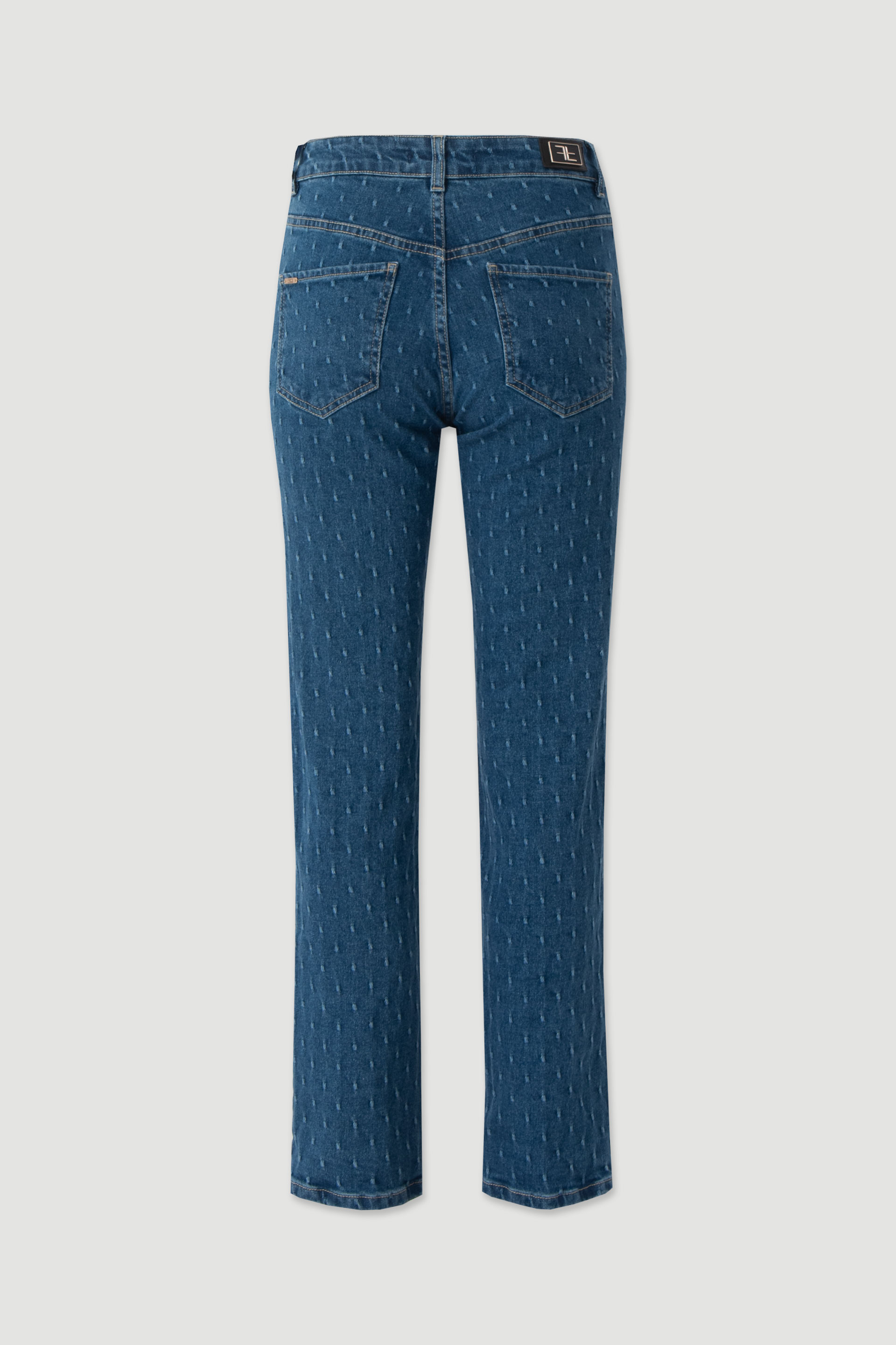 Skinny jeans with textured detail