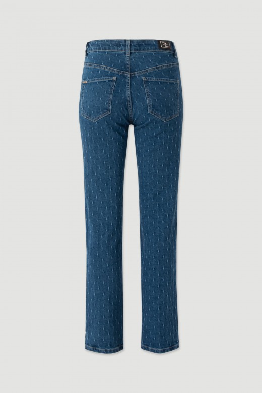 Skinny jeans with textured detail Skinny jeans with textured detail