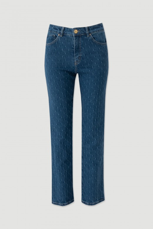 Skinny jeans with textured detail Skinny jeans with textured detail