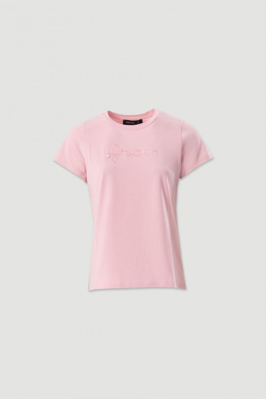 Basic embroidered t-shirt Basic embroidered t-shirt