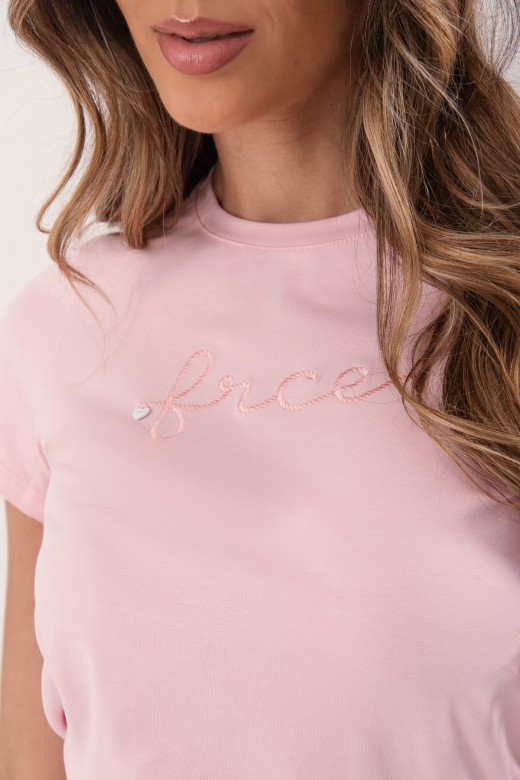 Basic embroidered t-shirt Basic embroidered t-shirt