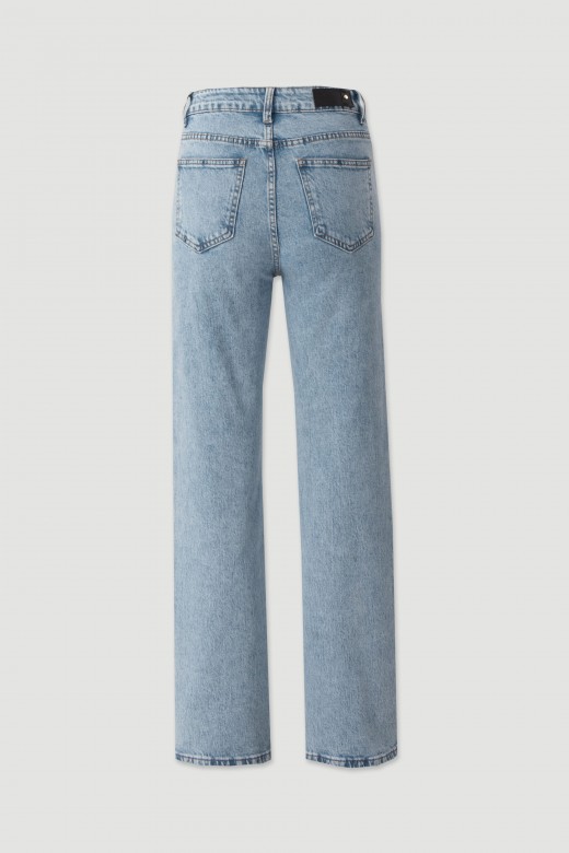 Mid-rise straight jeans Mid-rise straight jeans