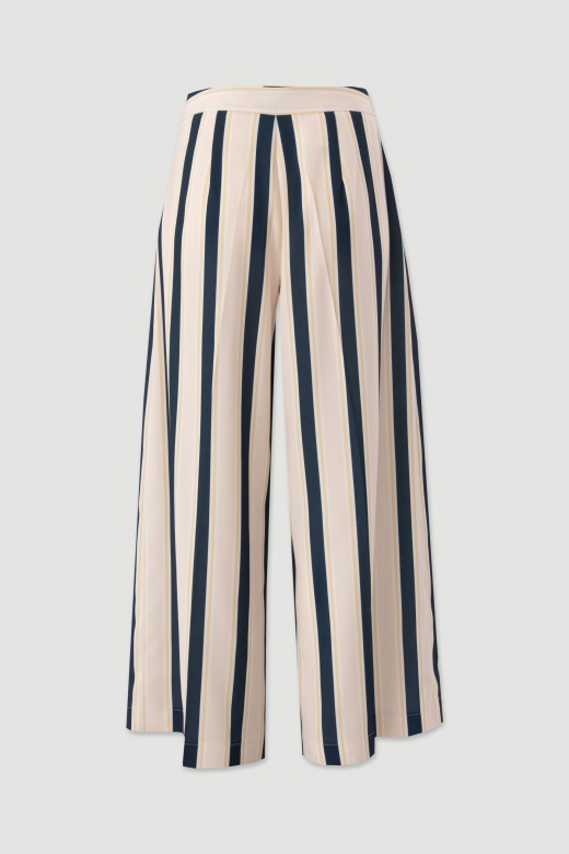 Striped culotte trousers Striped culotte trousers