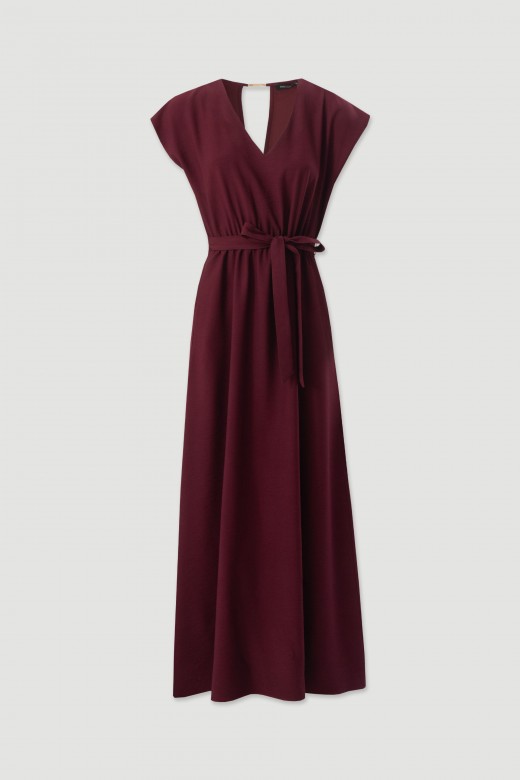 Maxi dress with belt Maxi dress with belt