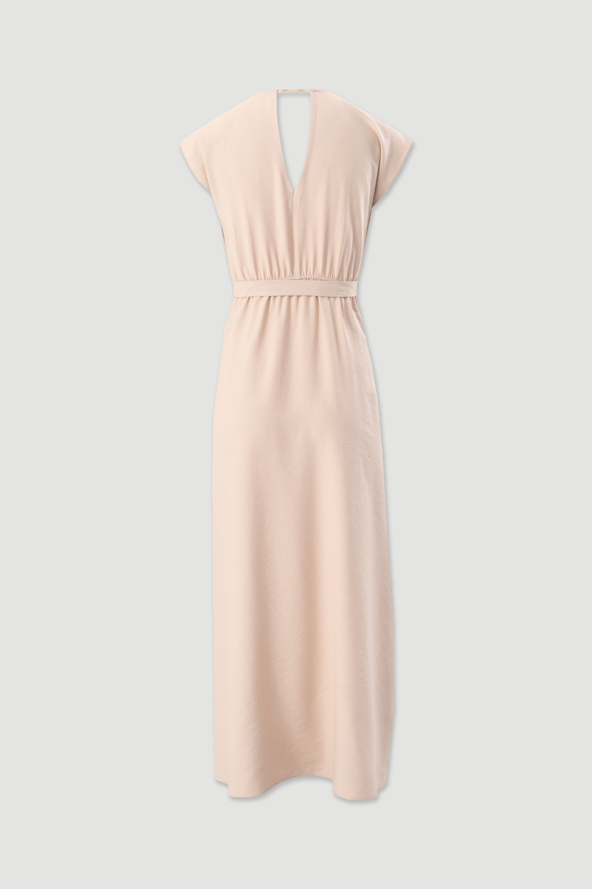 Maxi dress with belt