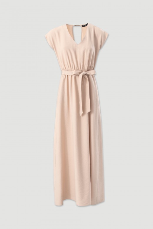 Maxi dress with belt Maxi dress with belt