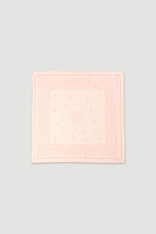 Silk and cool wool scarf