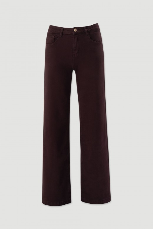 Straight-leg twill trousers Straight-leg twill trousers