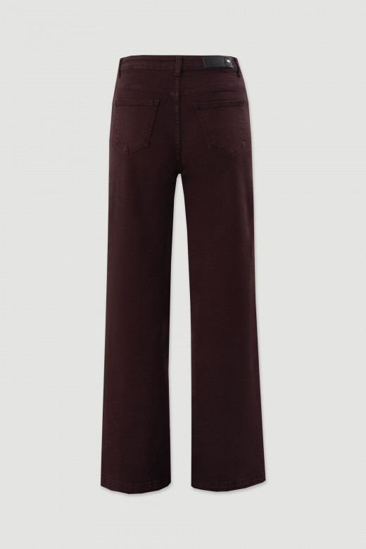 Straight-leg twill trousers Straight-leg twill trousers