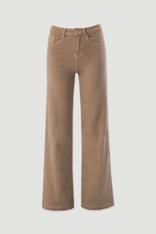Straight-leg twill trousers Straight-leg twill trousers
