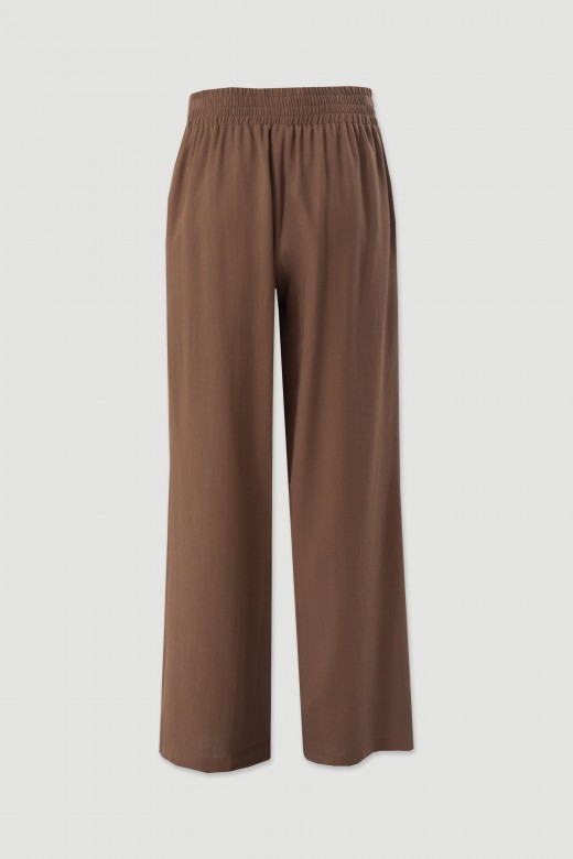 Straight-leg linen-blend trousers Straight-leg linen-blend trousers