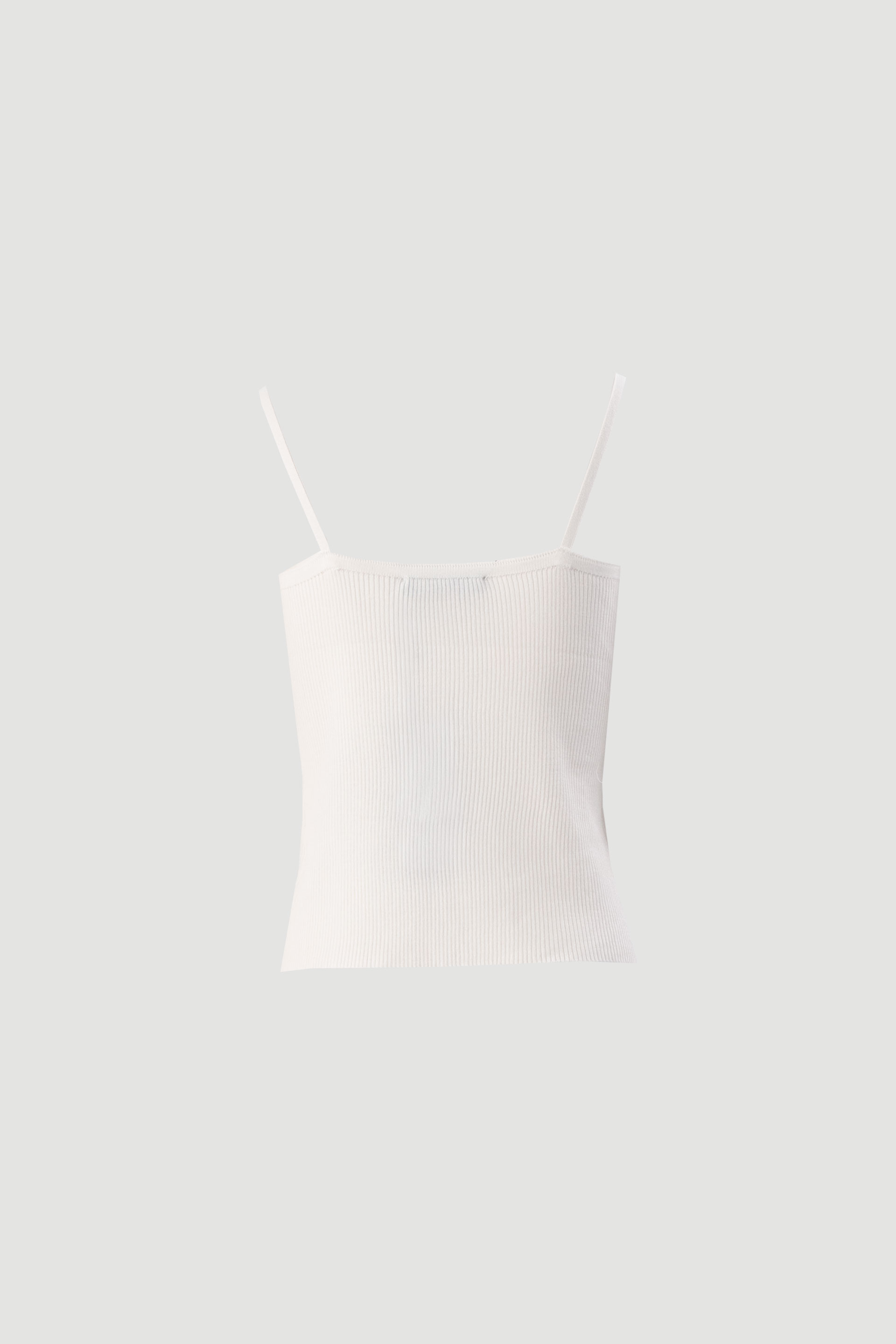 Knit top with lace neckline
