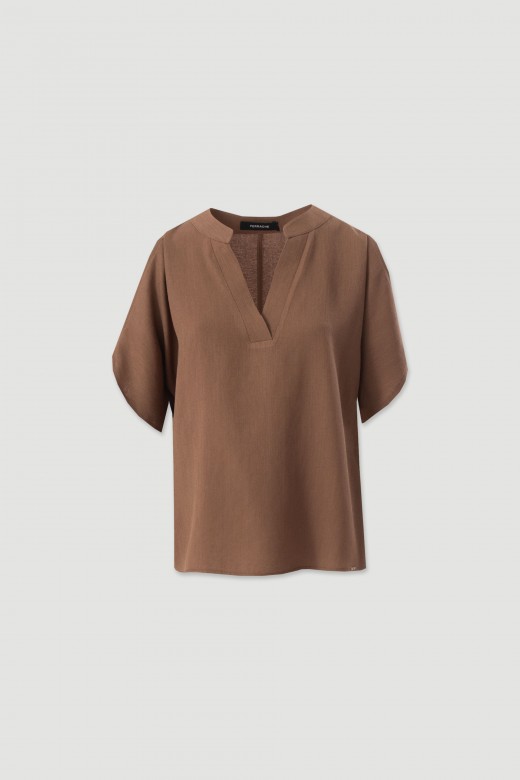 Linen-blend tunic Linen-blend tunic