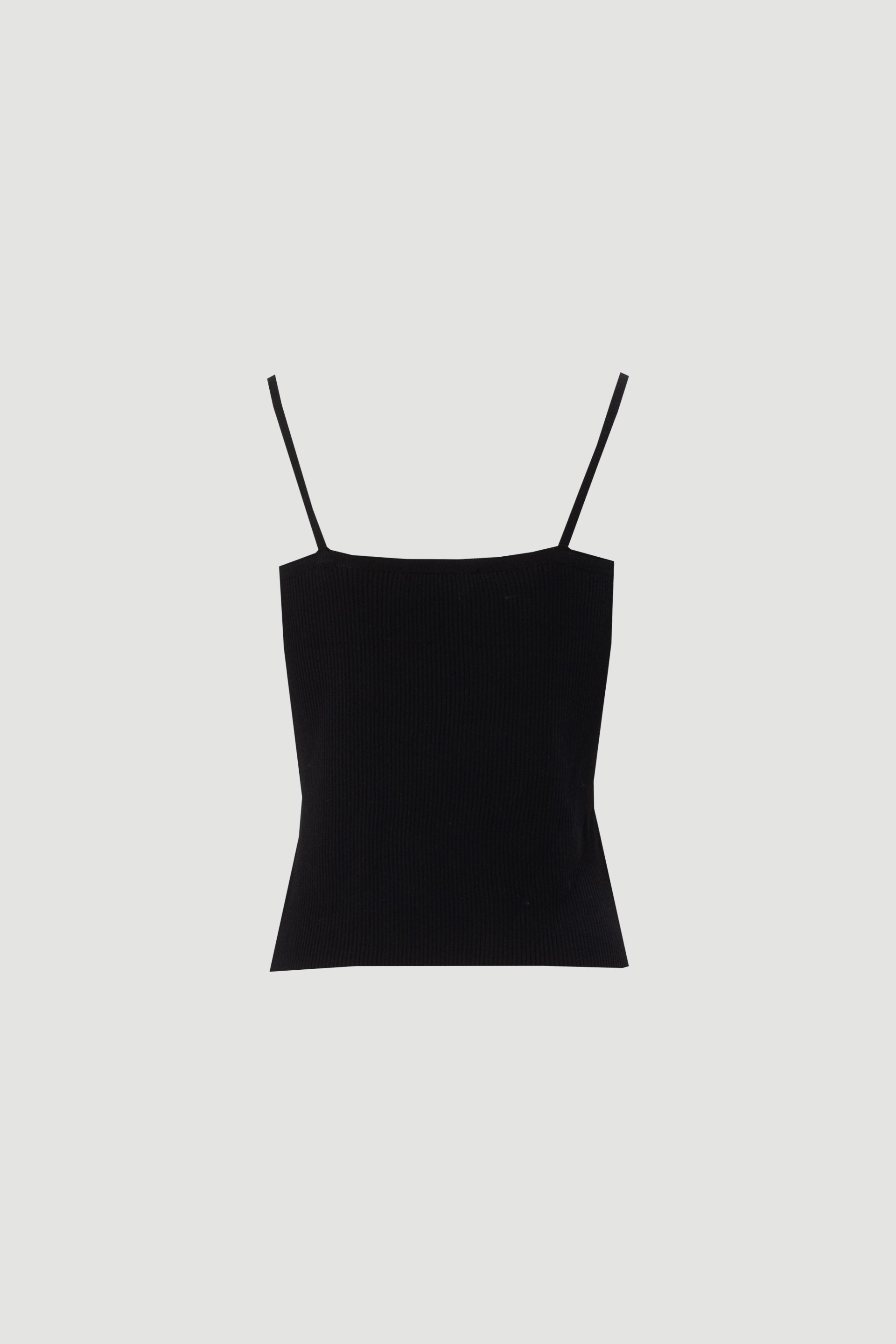 Knit top with lace neckline