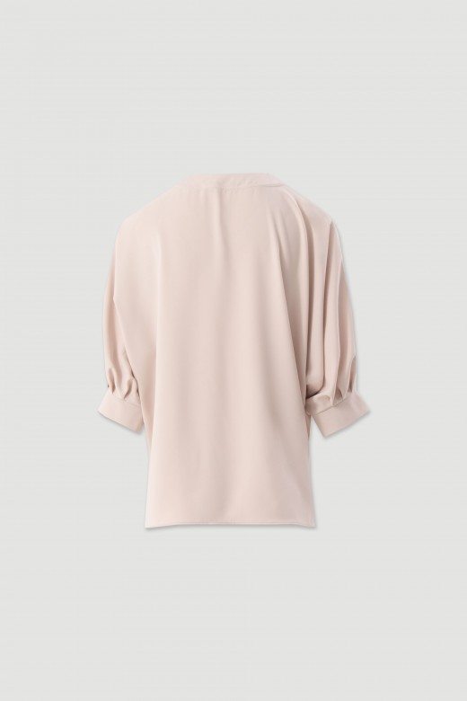 Asymmetrical fluid tunic Asymmetrical fluid tunic
