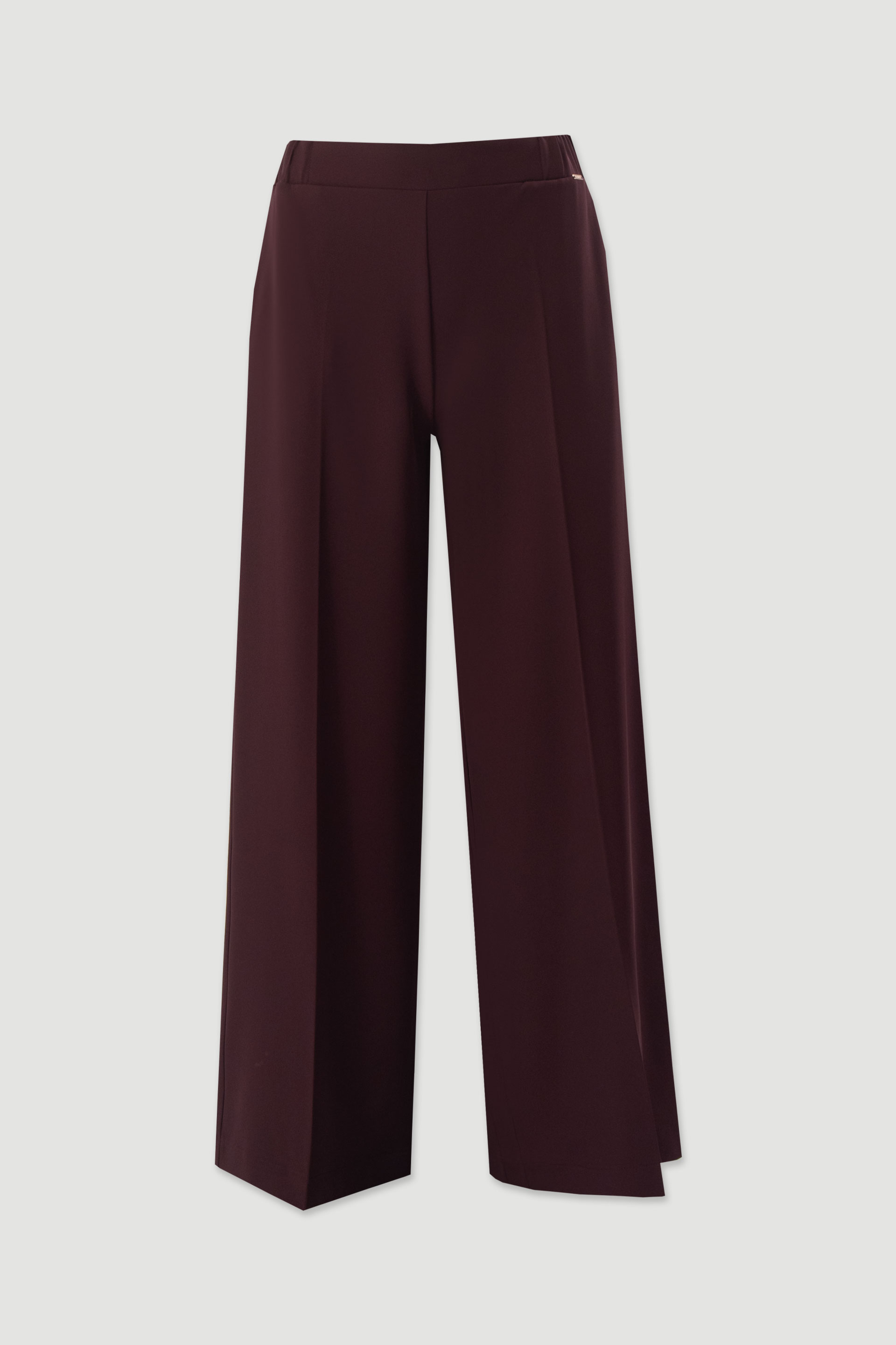 Wide-leg trousers in fluid fabric