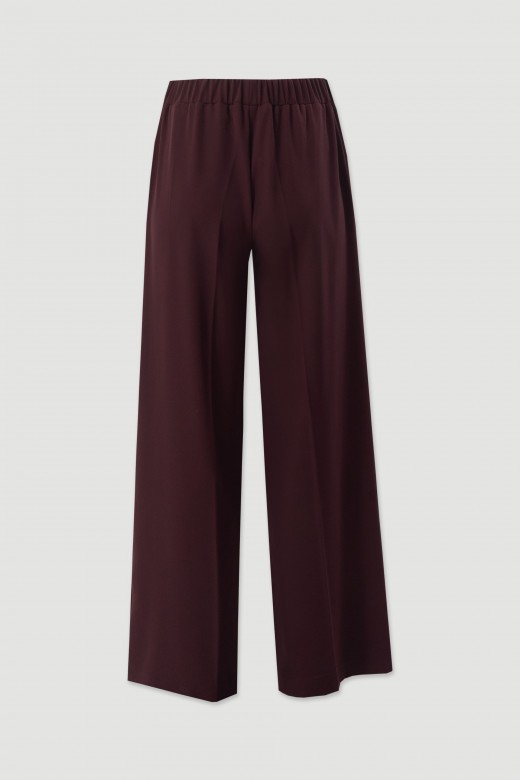 Wide-leg trousers in fluid fabric Wide-leg trousers in fluid fabric