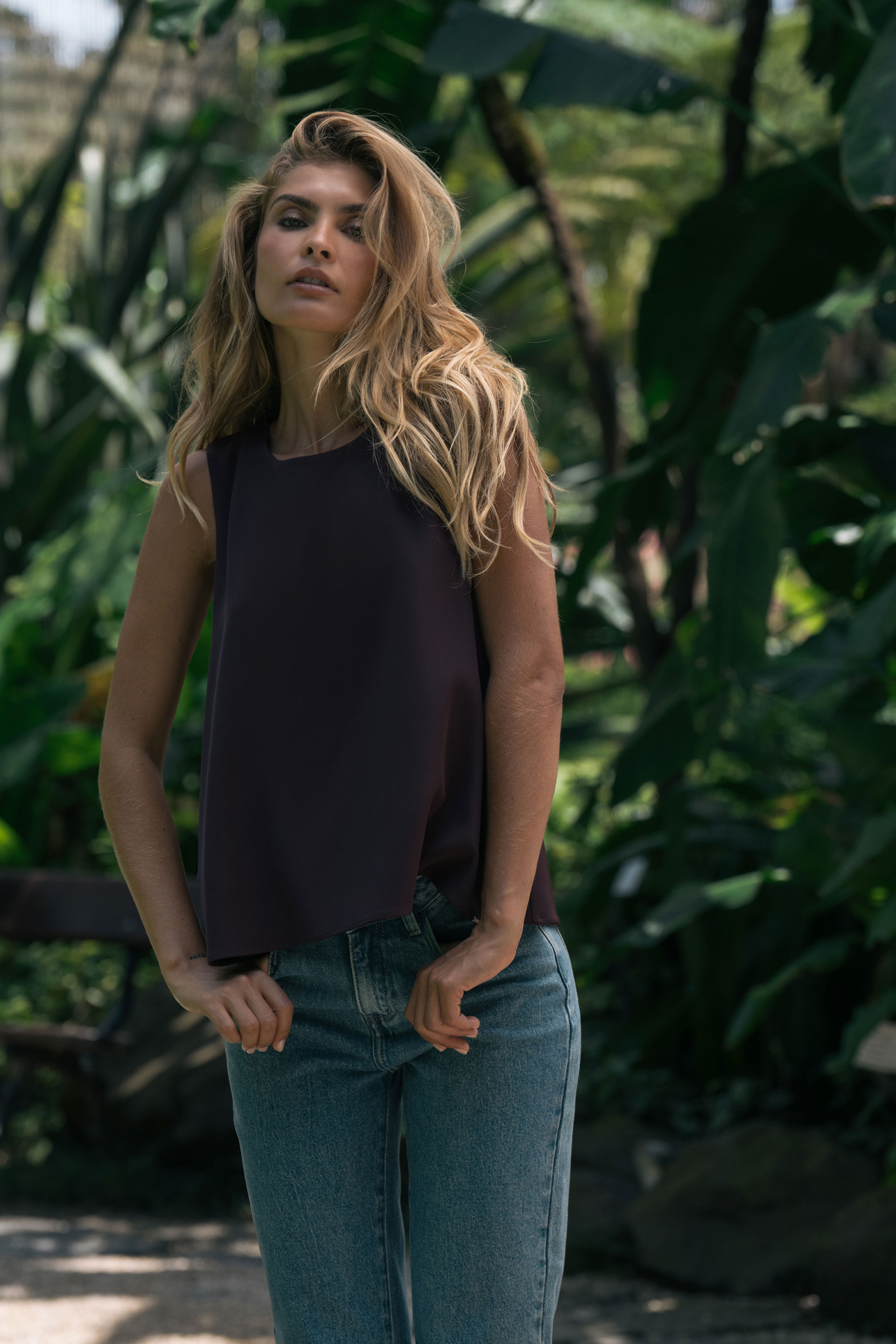 Lined blouse