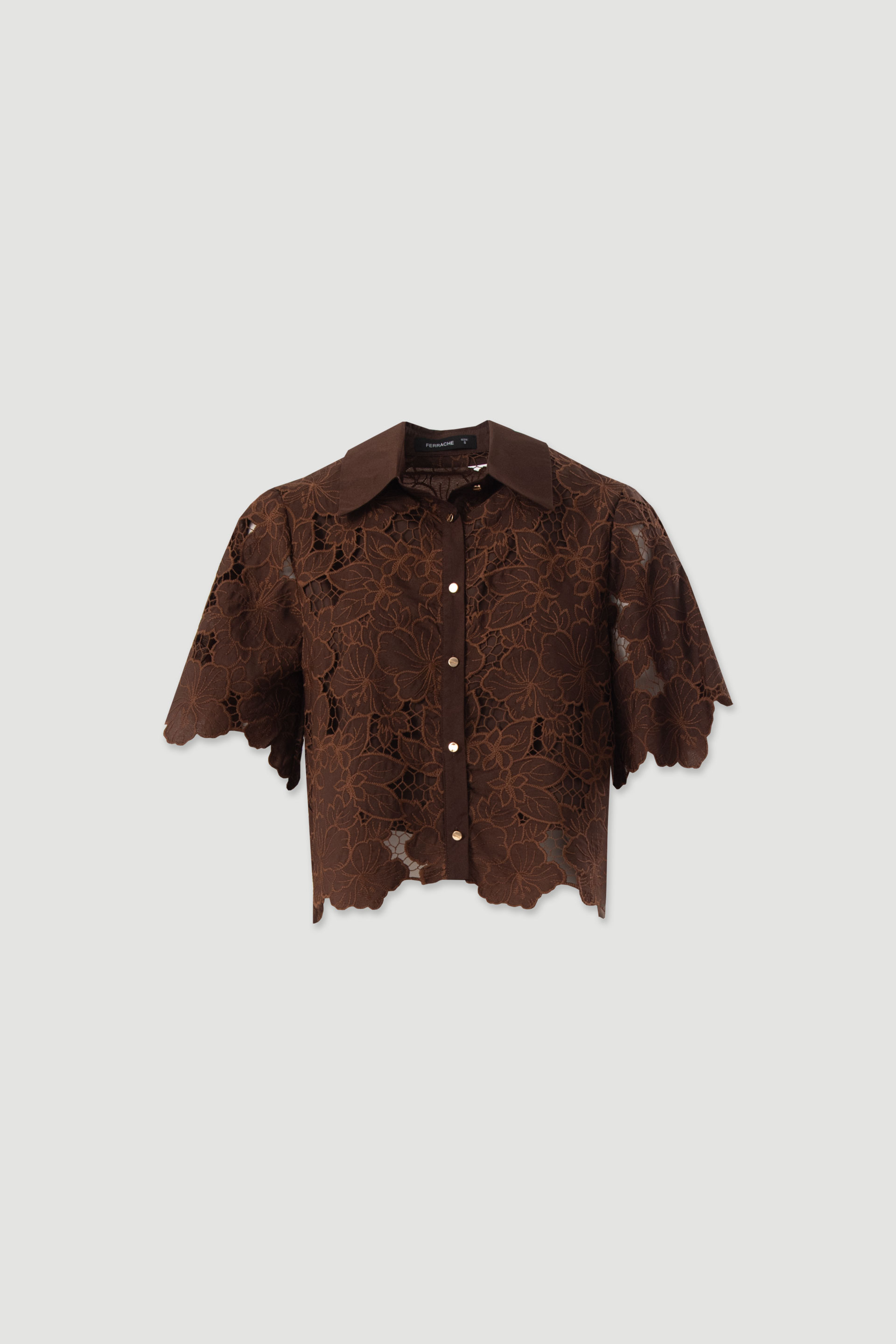 Floral lace blouse