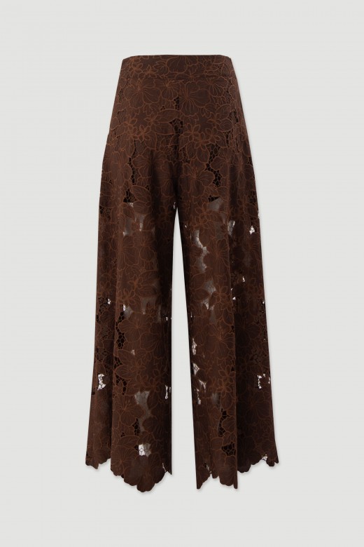 Floral lace trousers Floral lace trousers